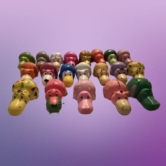 Flipazoo Mini Figures Toy Flip A Zoo 2 in 1 Animals Lot of 20 Assorted Figures B - Picture 5 of 9